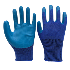 13G Blue polyester liner with nitrile Amboss coating