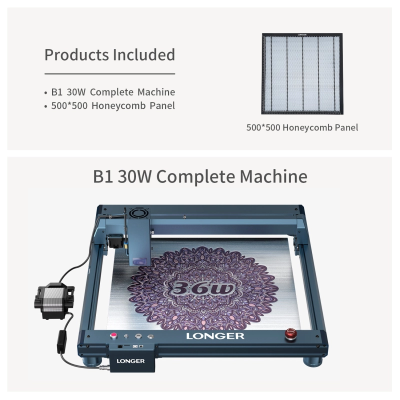 Laser B1 30W Engraver(33-36W Output Power)