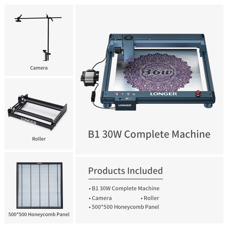 Laser B1 30W Engraver(33-36W Output Power)