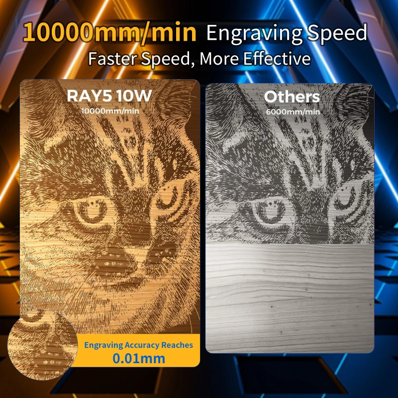RAY5 10W Laser Engraver(10-12W Output Power)