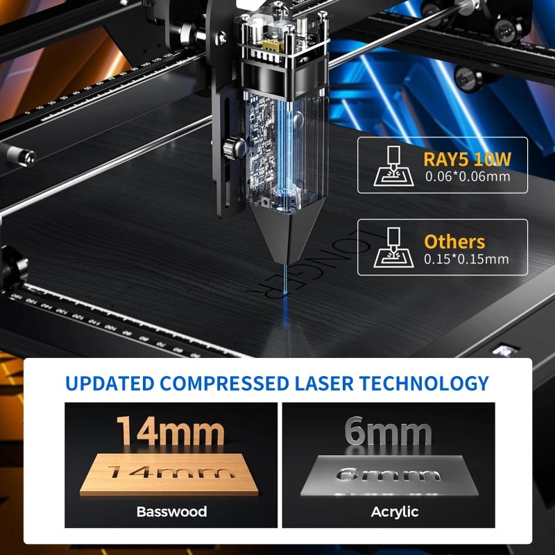 RAY5 10W Laser Engraver(10-12W Output Power)