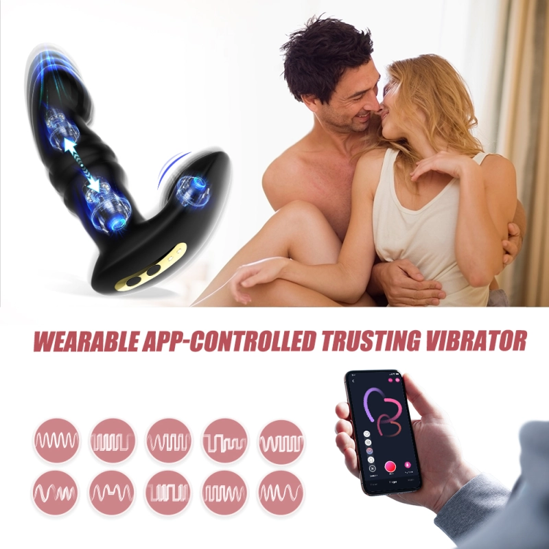 Intense Thrusting Dual Stimulation Clit Vibrator
