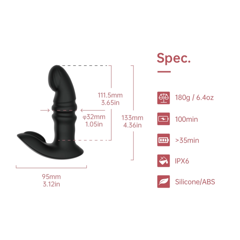 Intense Thrusting Dual Stimulation Clit Vibrator
