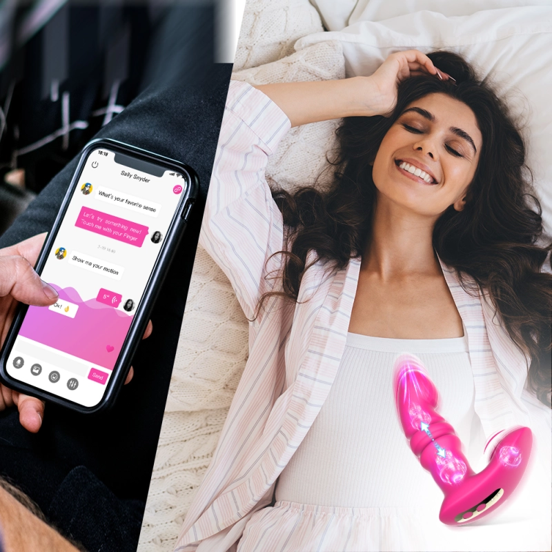 Intense Thrusting Dual Stimulation Clit Vibrator