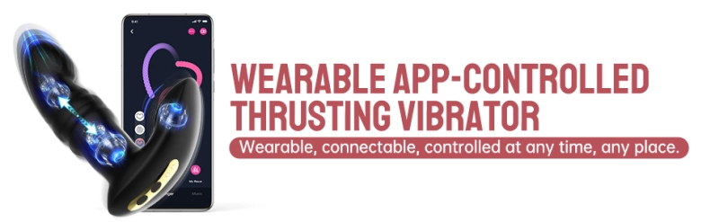 Intense Thrusting Dual Stimulation Clit Vibrator