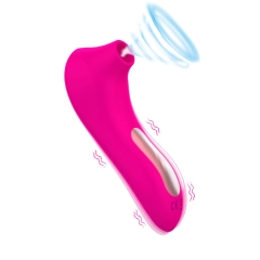 7-Mode Vibrator with Clit Sucker and 5 Suction Speeds, Rechargeable