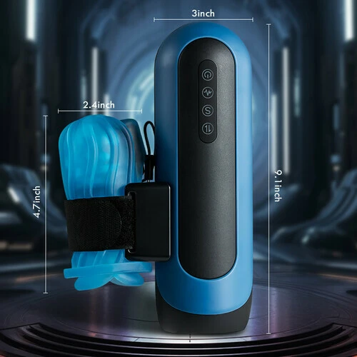 Thrusting Male Masturbator Pocket Pussy for Men with  Multi-Speed& Stoker Length Settings