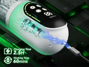 Hydro-Power Water Penis Pump with Rotating Suction and Vibrating Magic male mastur