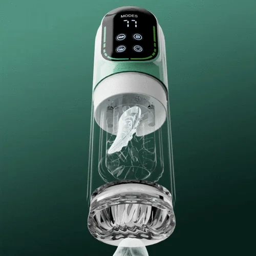Hydro-Power Water Penis Pump with Rotating Suction and Vibrating Magic male mastur