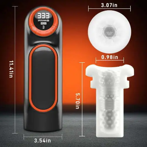 Automatic Male Masturbator with Sound Interaction and Explosion Modes