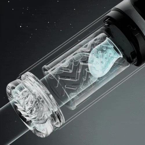 Rotating Male Masturbator with Suction and Waterproof Vibrating Features