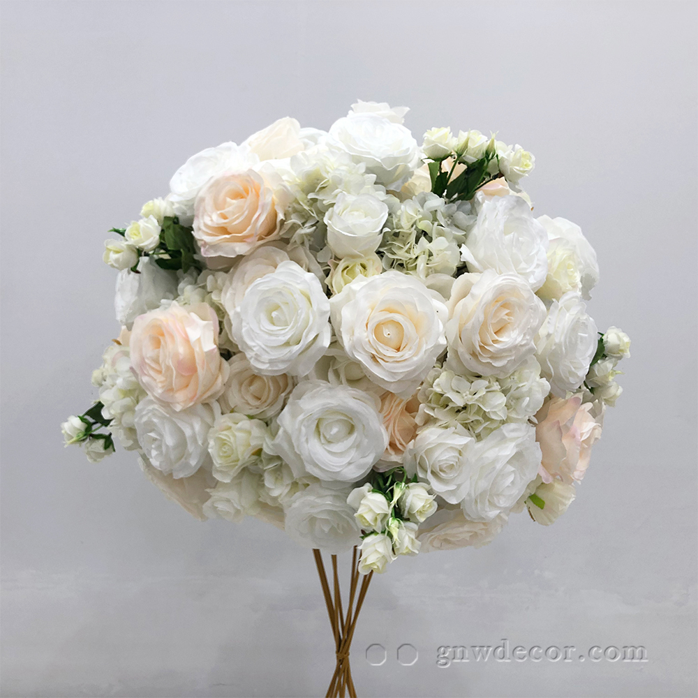 Artificial flower table centerpieces ball 22''