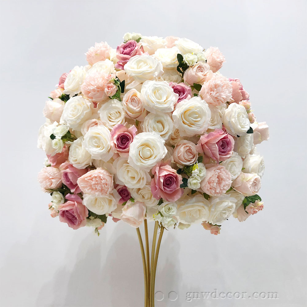 Artificial flower table centerpieces ball 30''