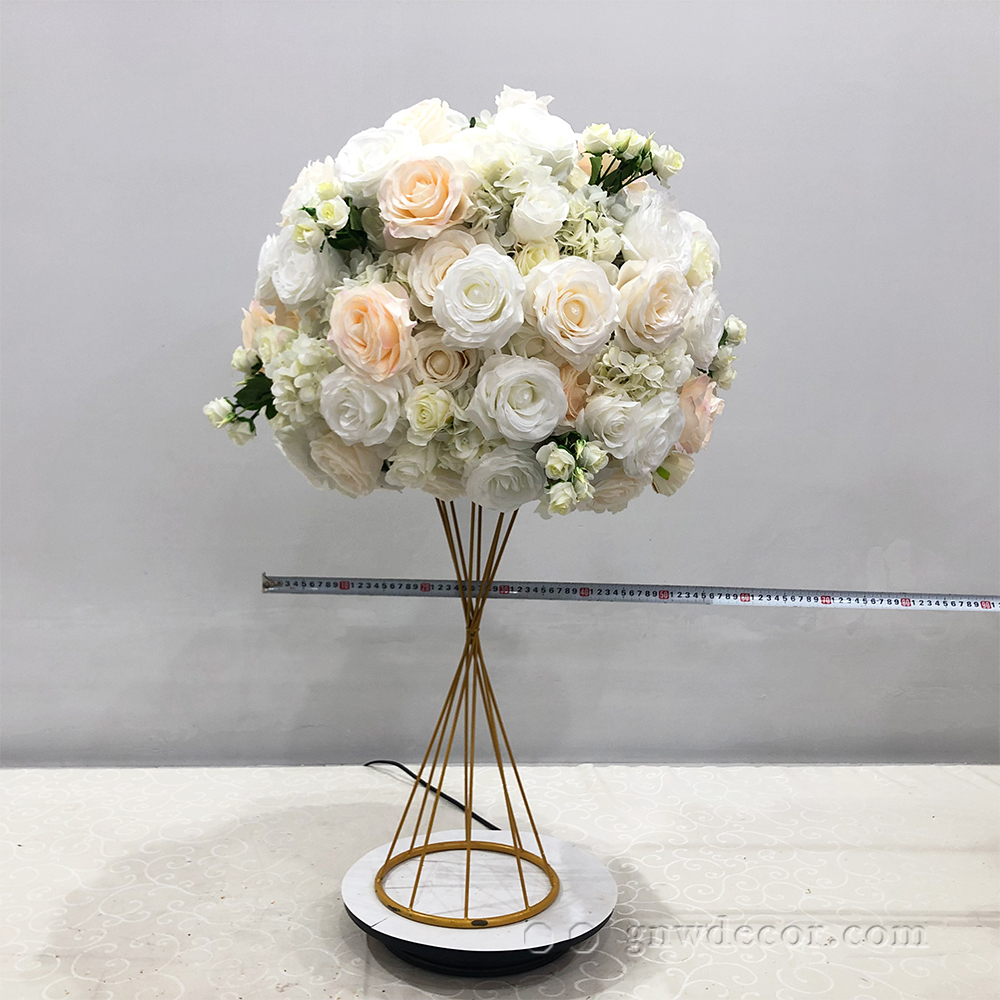Artificial flower table centerpieces ball 22''