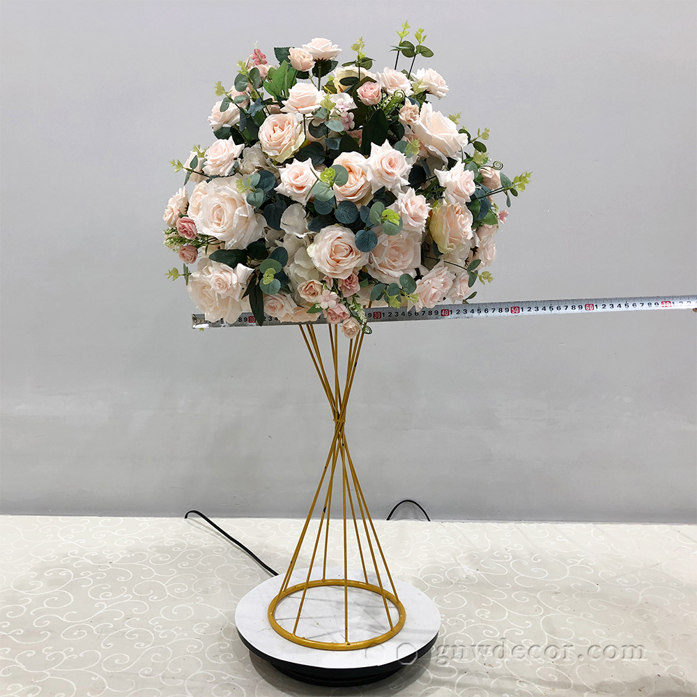 Artificial flower table centerpieces ball 18"