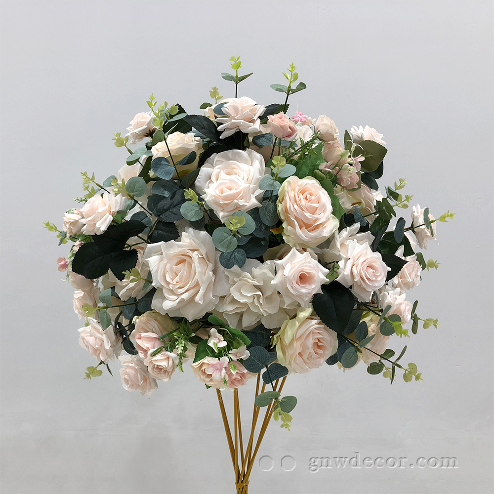 Artificial flower table centerpieces ball 18"