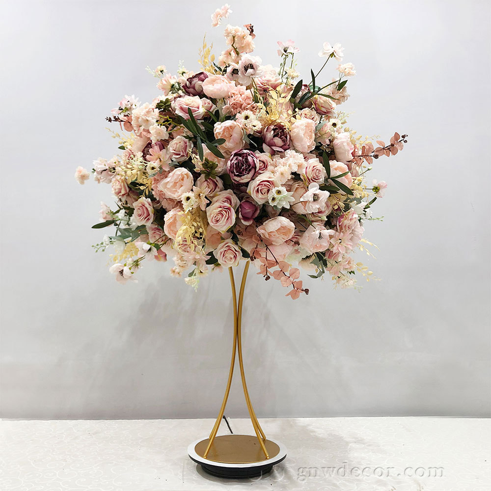 Artificial flower table centerpieces ball 34''