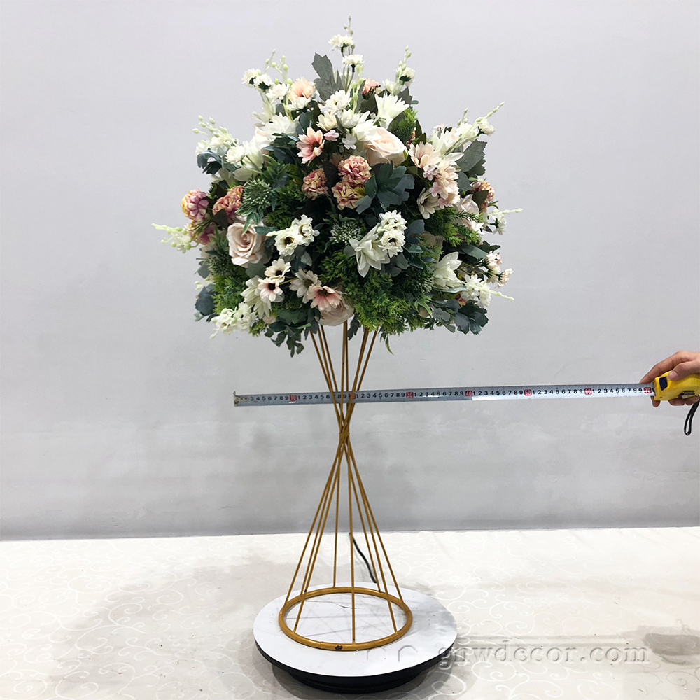 Artificial flower table centerpieces ball 18"