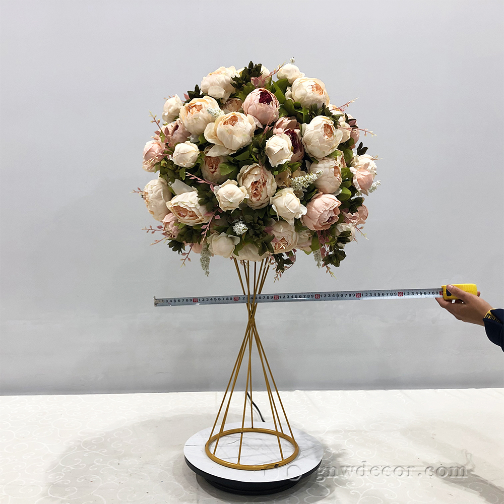 Artificial flower table centerpieces ball 22''