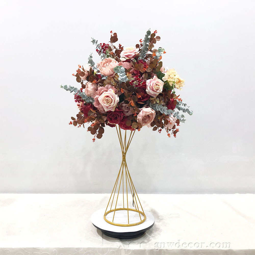 Artificial flower table centerpieces ball 22''