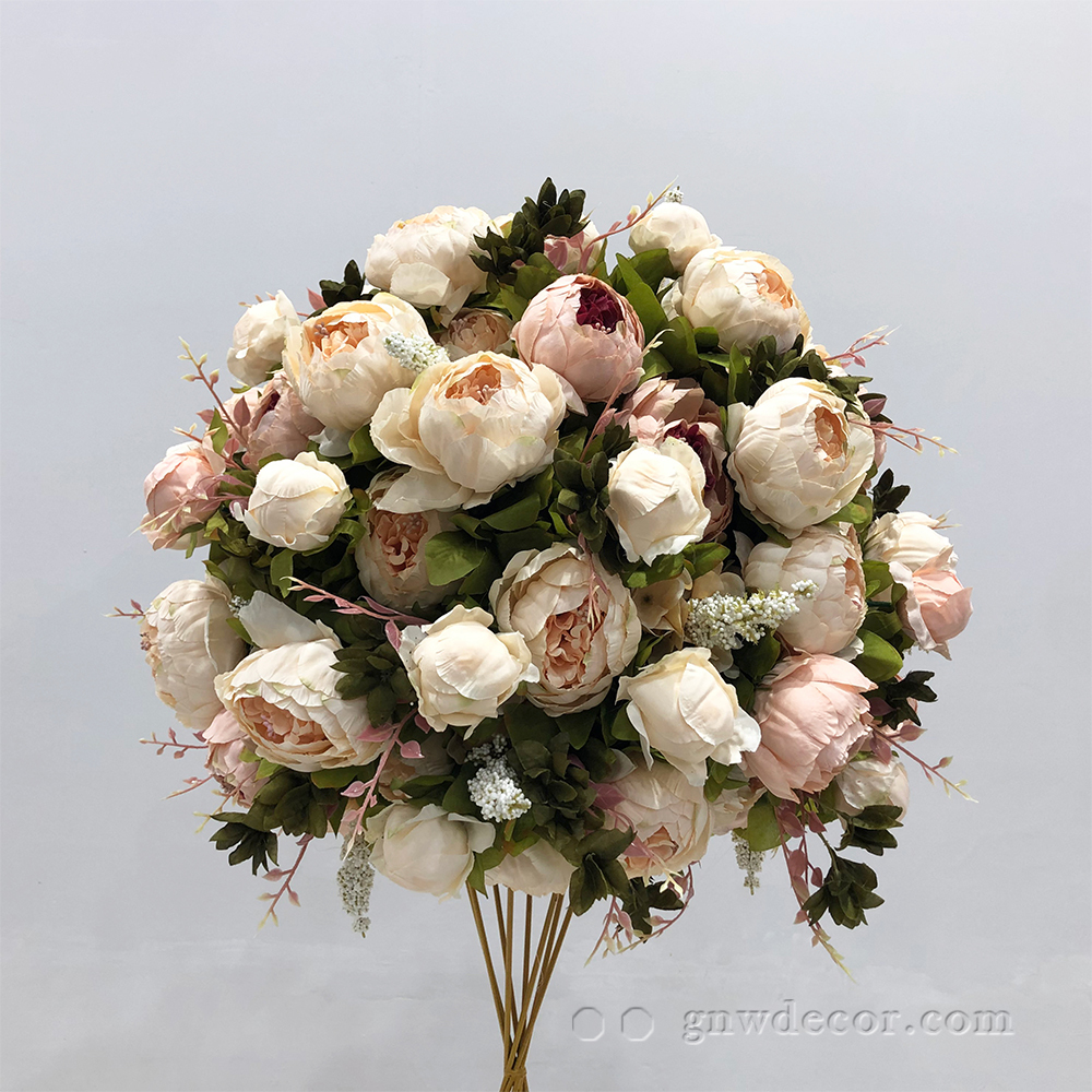 Artificial flower table centerpieces ball 22''