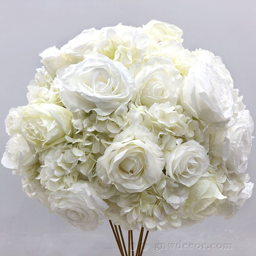Artificial flower table centerpieces ball 22''