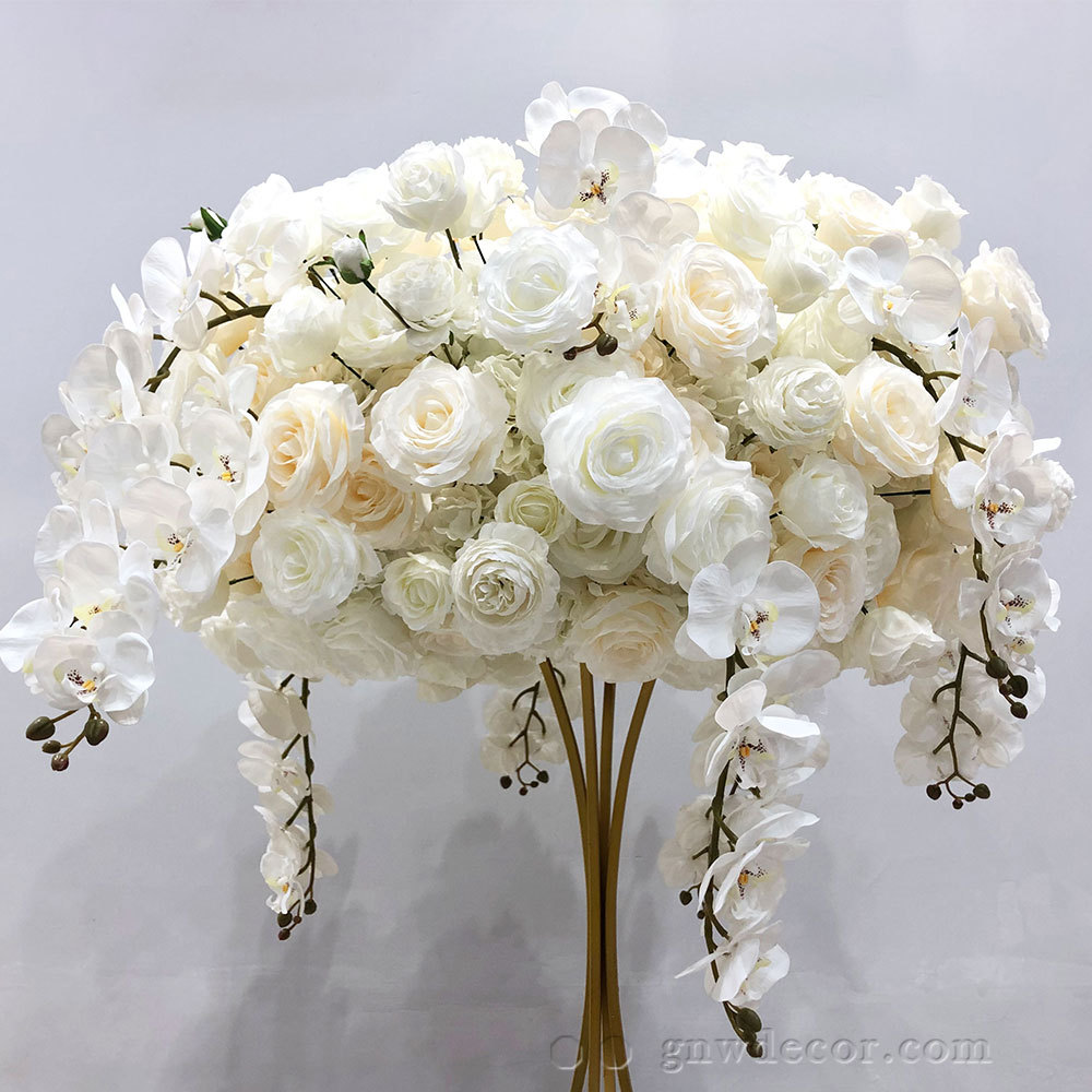 Artificial flower table centerpieces ball 34''