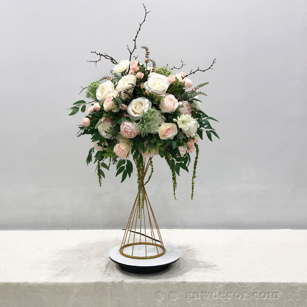 Artificial flower table centerpieces ball 22''