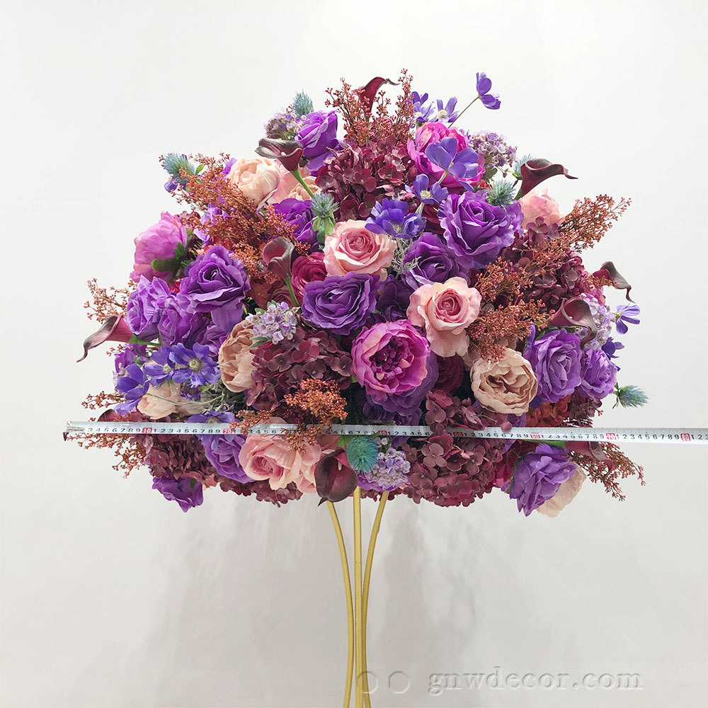 Artificial flower table centerpieces ball 30''