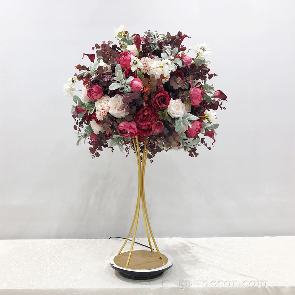 Artificial flower table centerpieces ball 30''