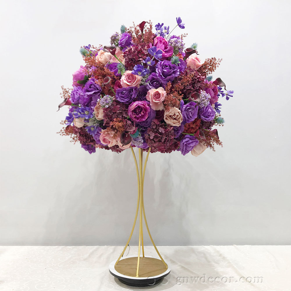 Artificial flower table centerpieces ball 30''