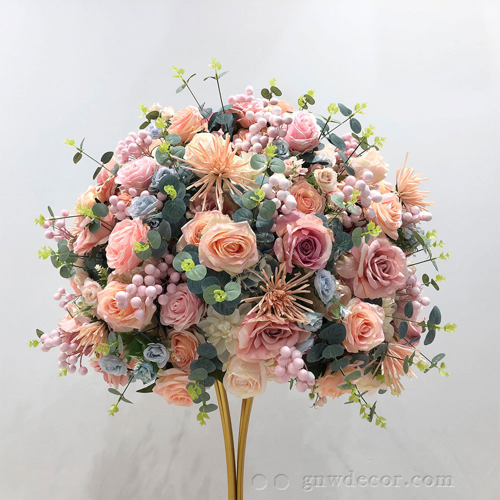 Artificial flower table centerpieces ball 30''