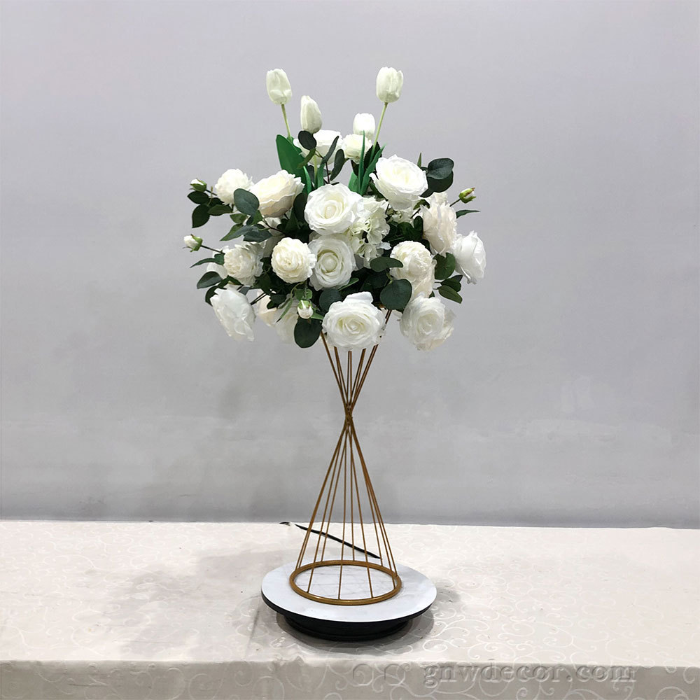 Artificial flower table centerpieces ball 18"