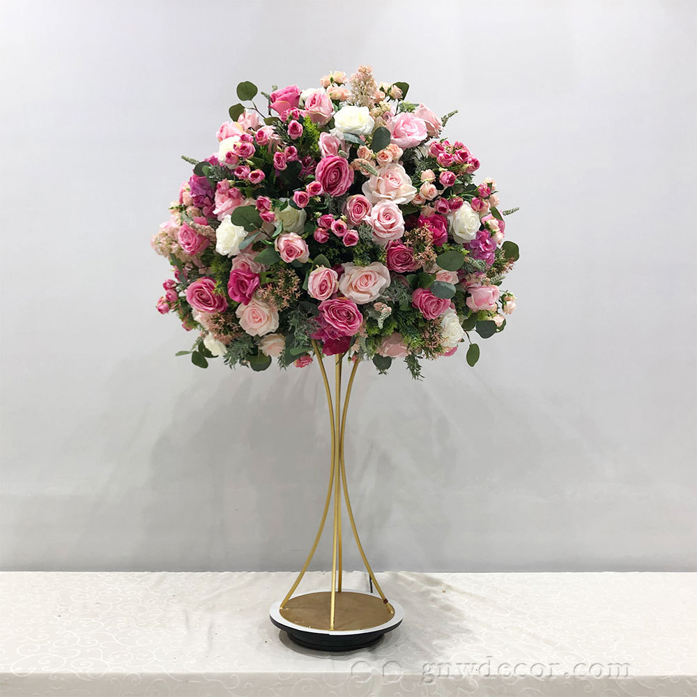 Artificial flower table centerpieces ball 30''