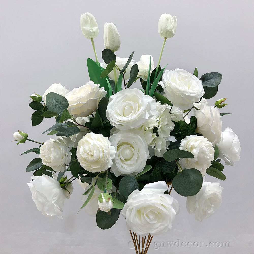 Artificial flower table centerpieces ball 18"