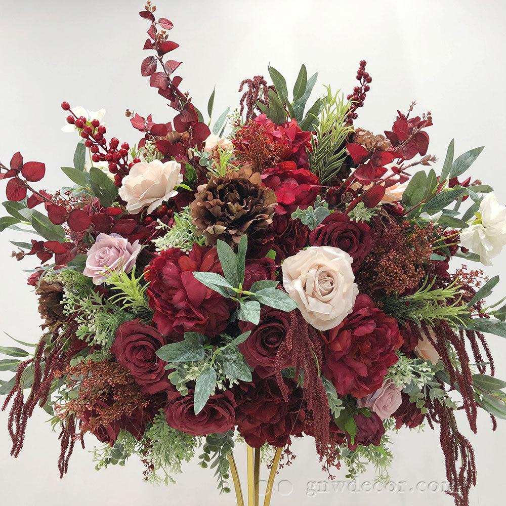 Artificial flower table centerpieces ball 22''