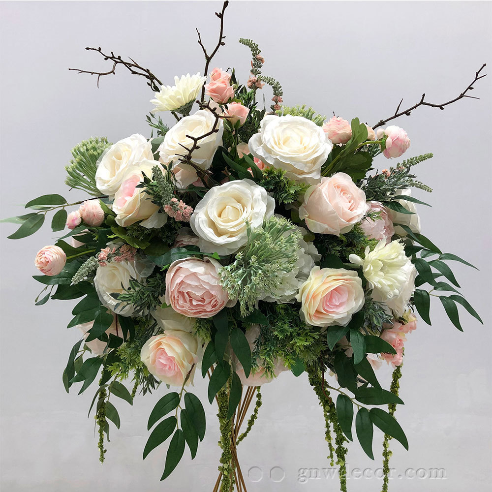 Artificial flower table centerpieces ball 22''