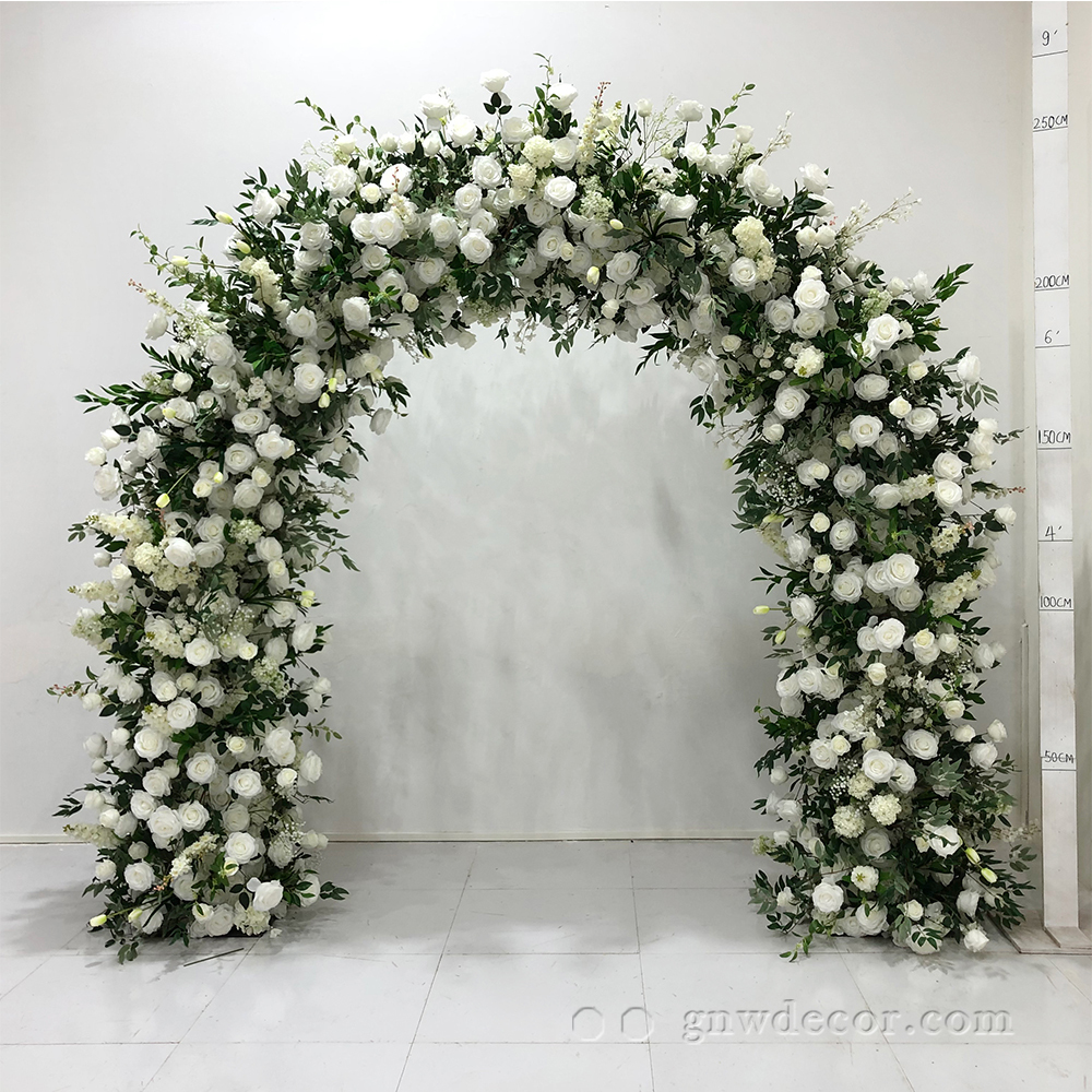 Artificial flower arch : n shape