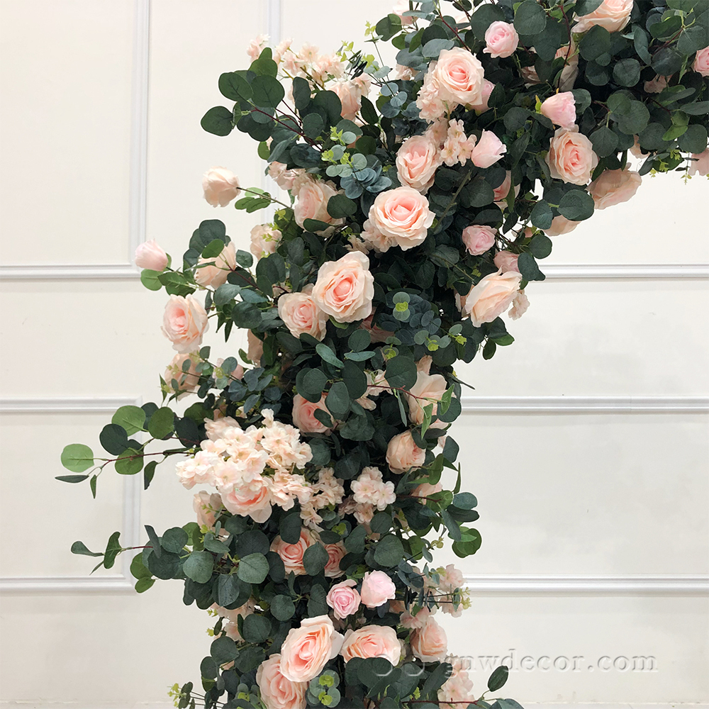 Artificial flower arch : n shape