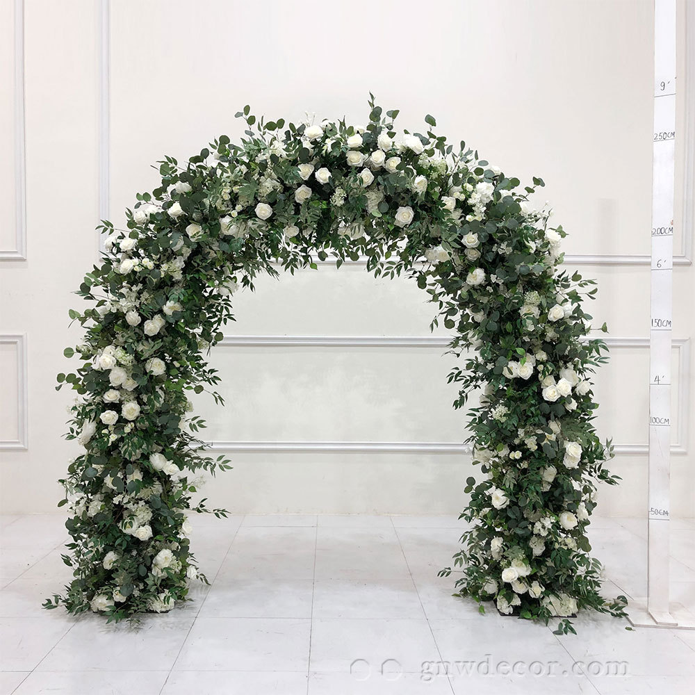 Artificial flower arch : n shape
