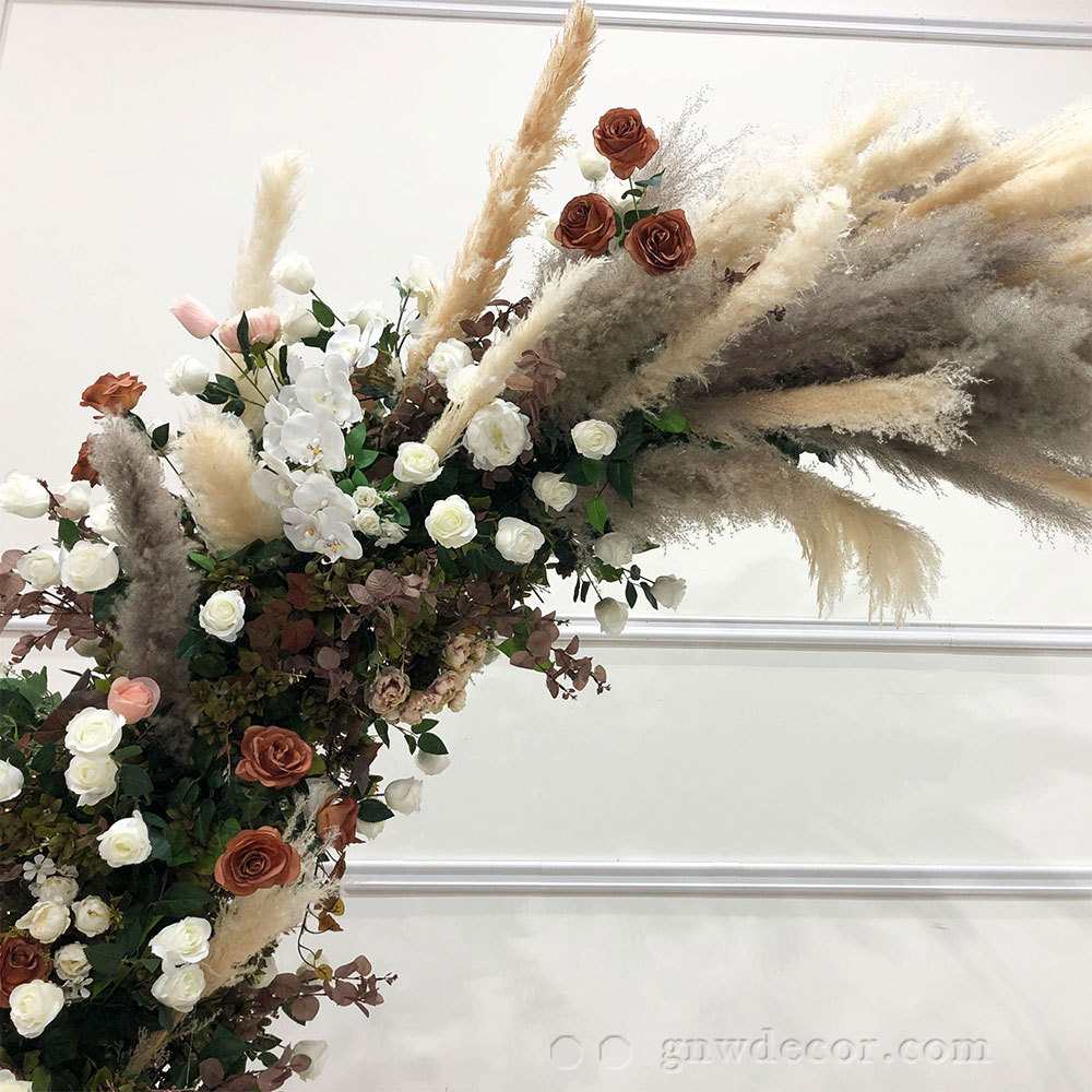 Artificial flower arch : circle ring shape