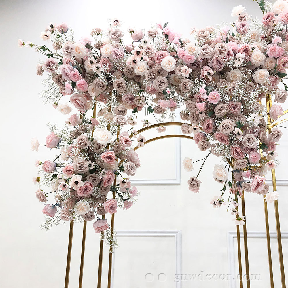 Artificial flower arch : stage frame