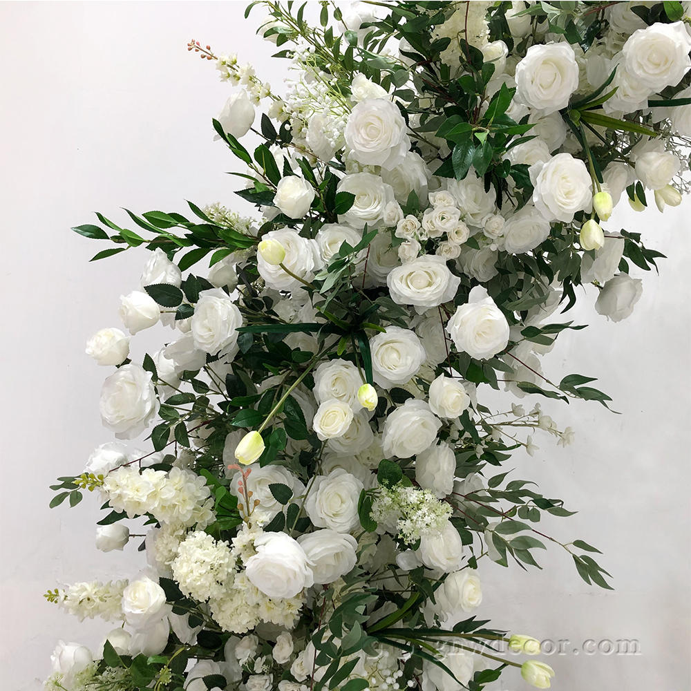 Artificial flower arch : n shape