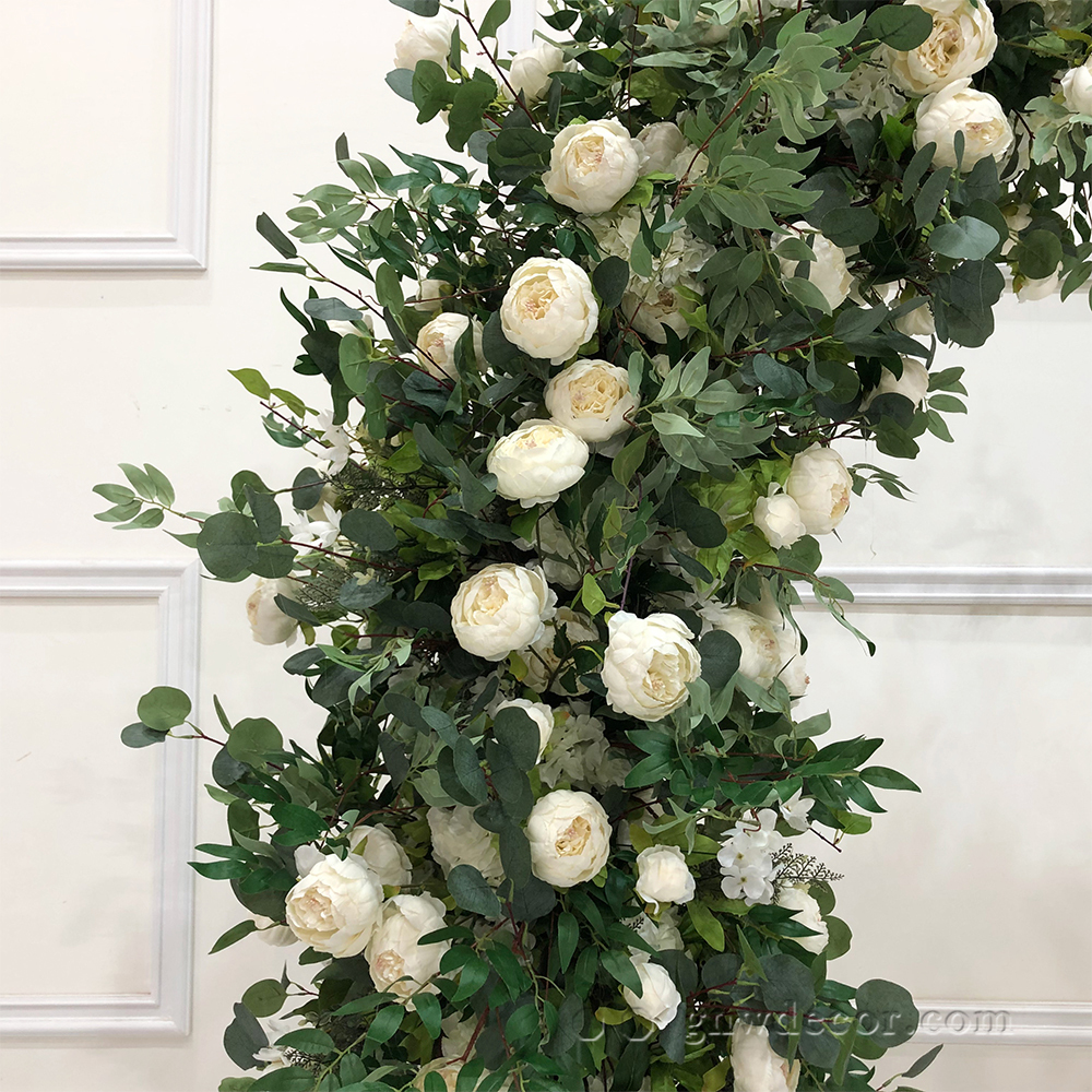 Artificial flower arch : n shape