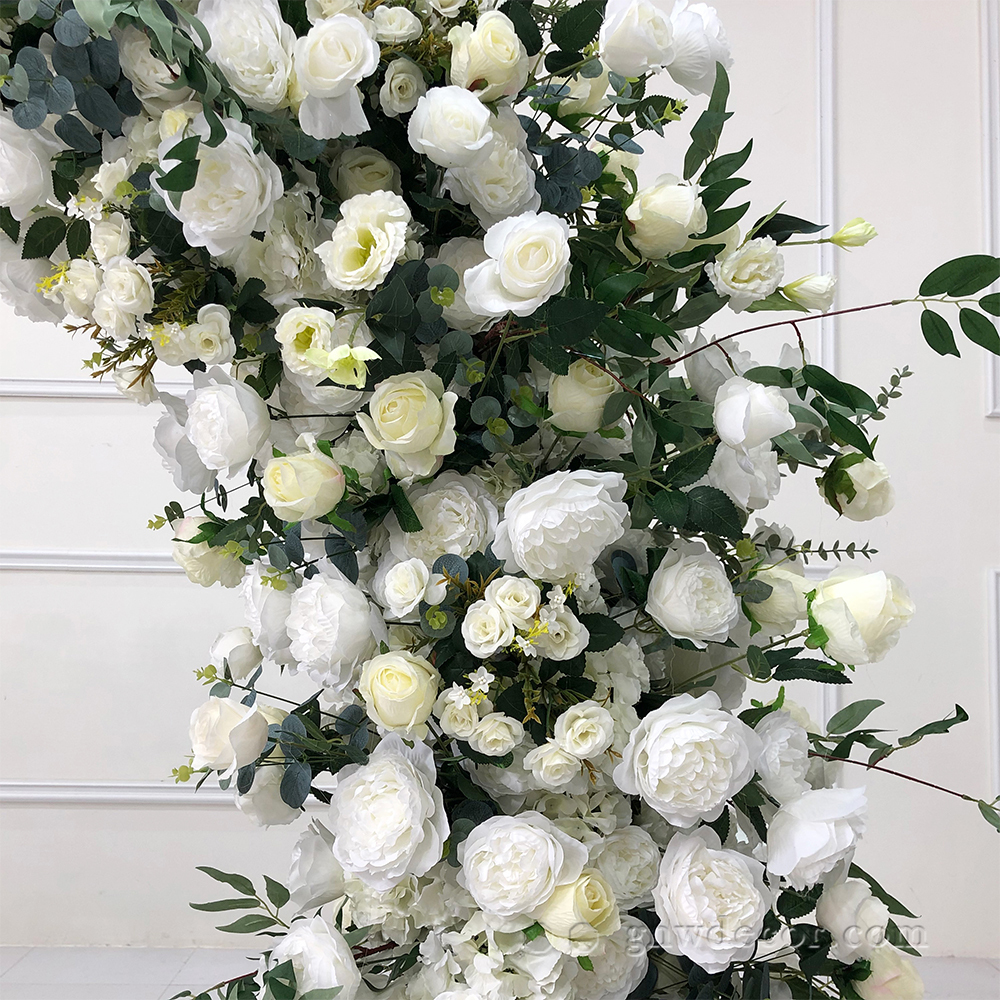 Artificial flower arch : circle ring shape