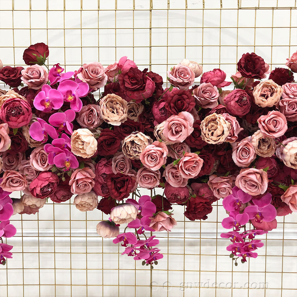 Artificial flower arch : other shape