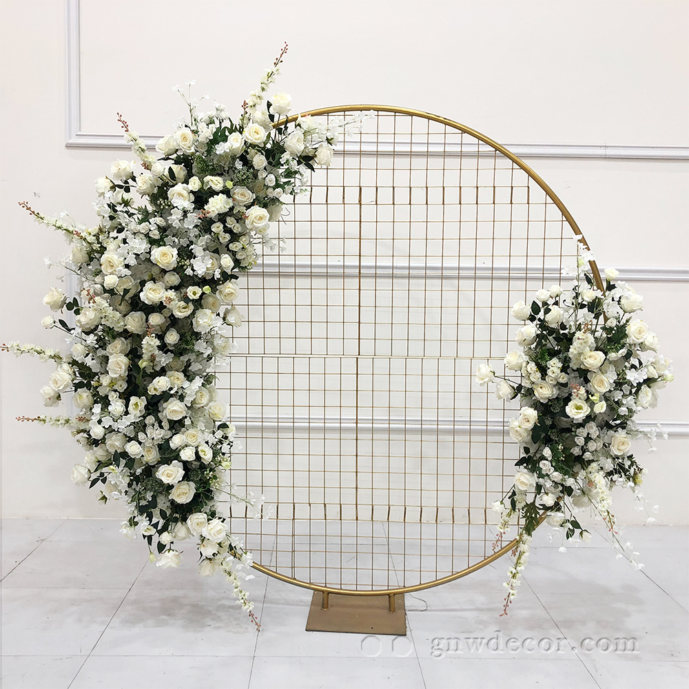 Artificial flower arch : other shape