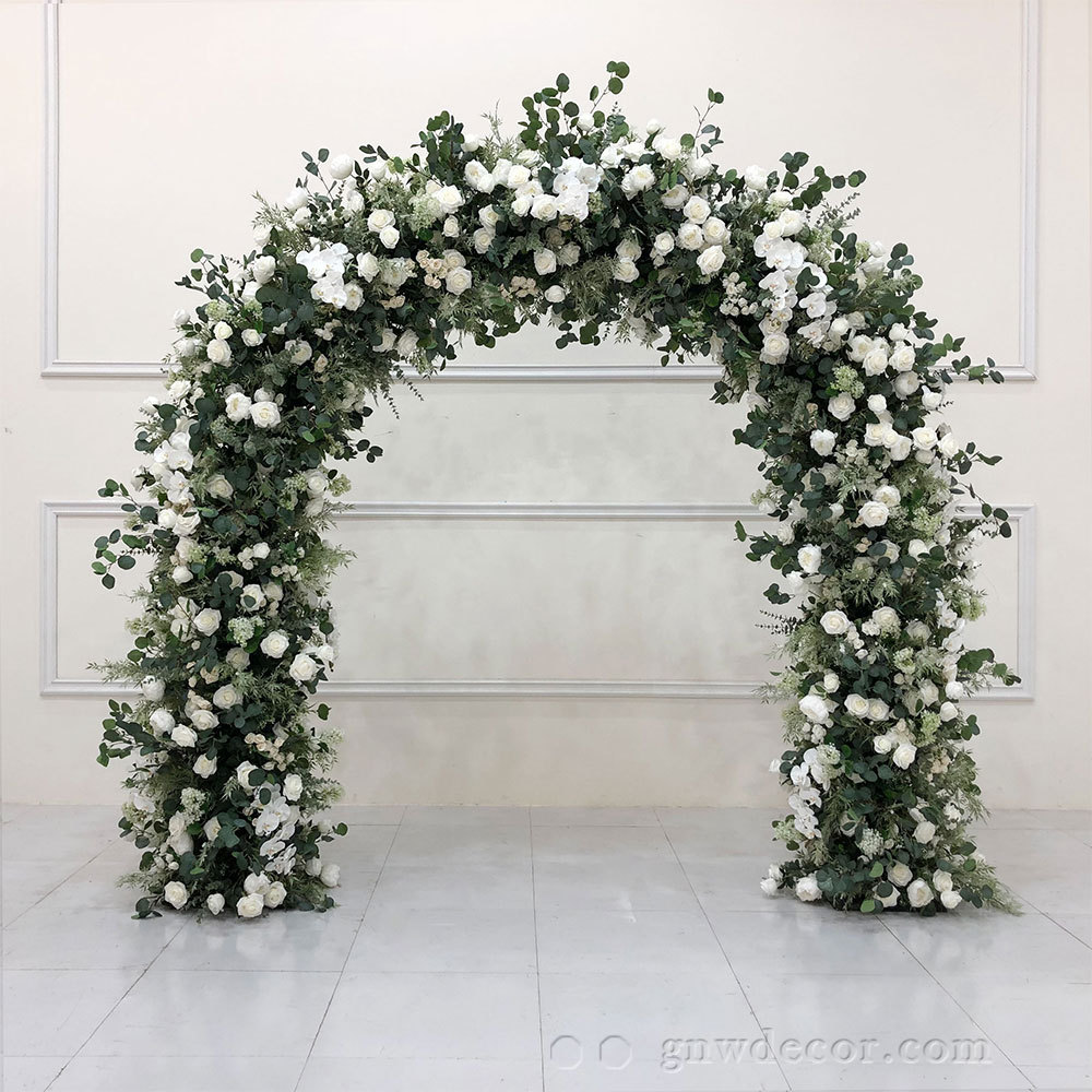 Artificial flower arch : n shape