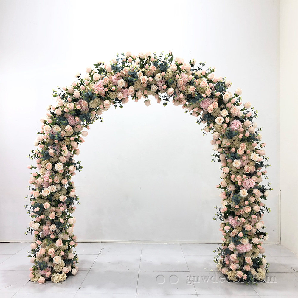 Artificial flower arch : n shape