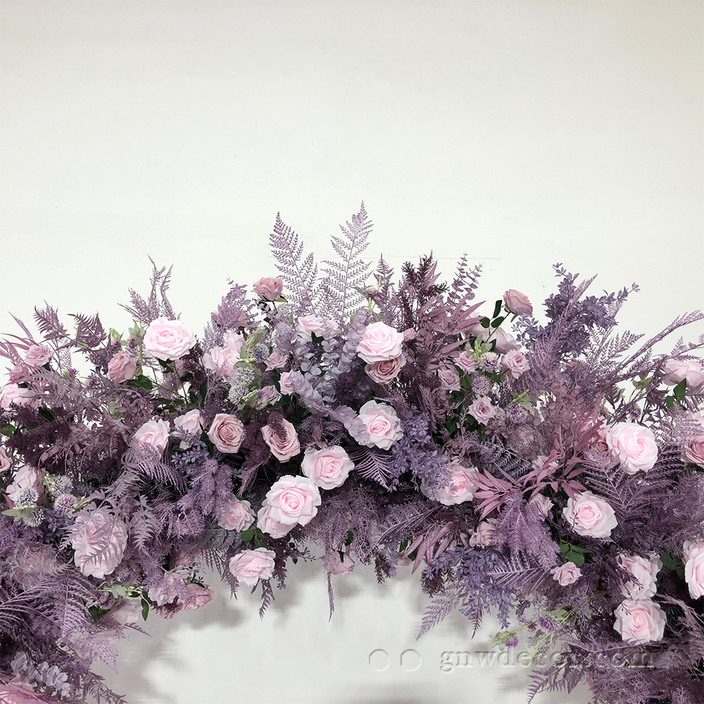 Artificial flower arch : n shape